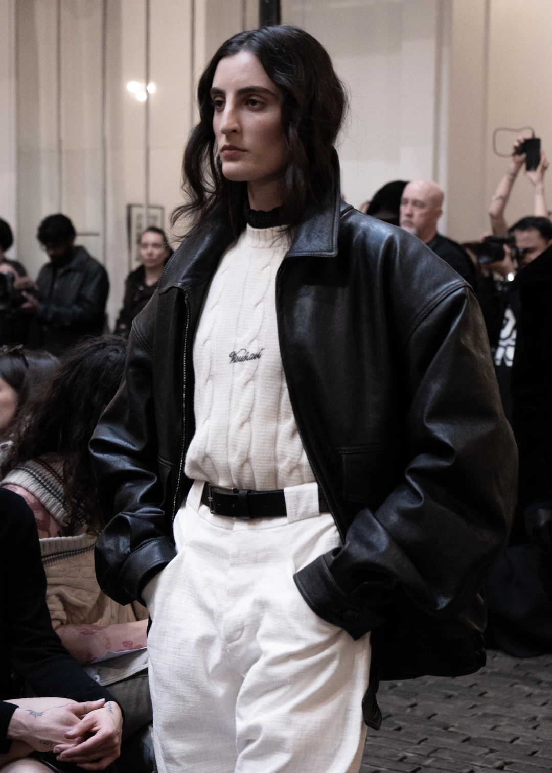 fashion show, upper body model